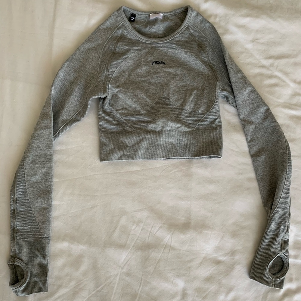GYMSHARK CROPPED FLEX LONG SLEEVE
